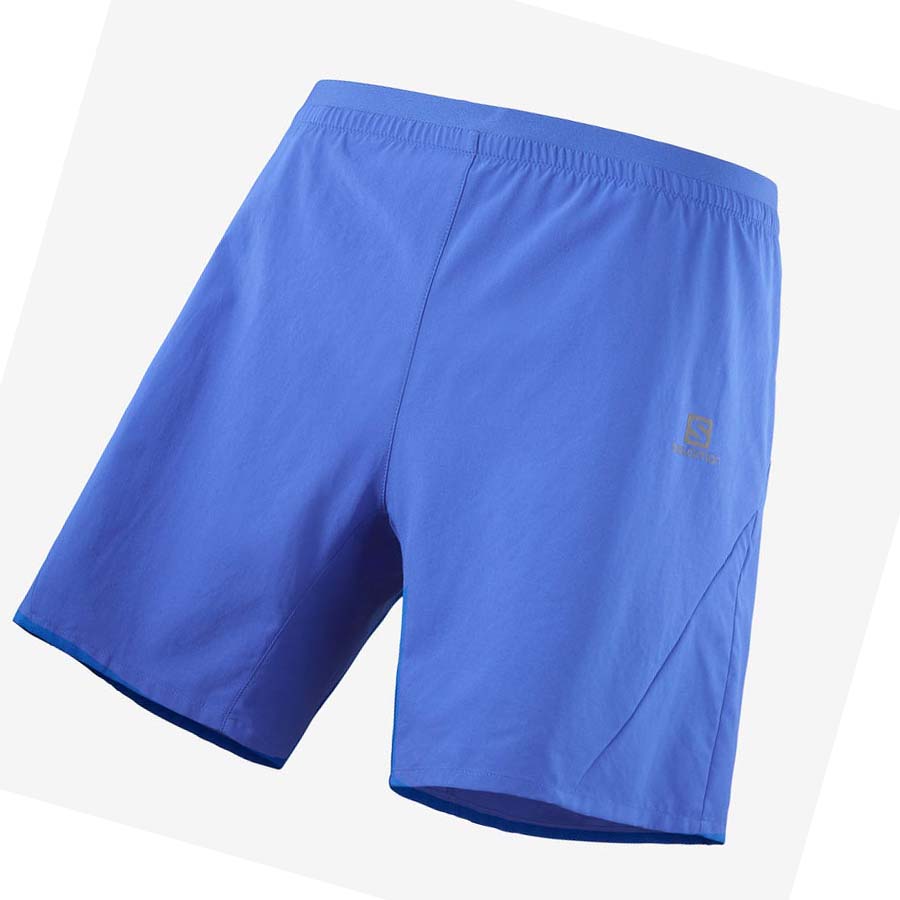 Bermudas Salomon CROSS 7\'\' Hombre Azules | MX 3164JPQ